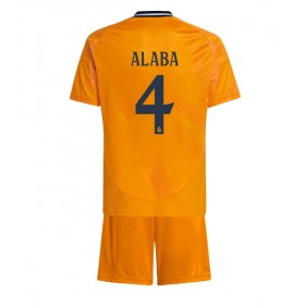 Real Madrid David Alaba #4 Auswärtstrikot 2024-25 Kurzarm (+ kurze hosen)